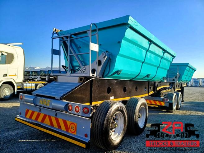 2021 AFRIT 25 CUBE SIDE TIPPER TRAILER #53111